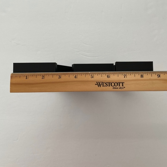 Rare LARGE 8.5" Black LV Art Decor - Picture 5 of 6